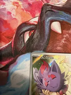 N's Zorua 189 Sv: Scarlet & Violet Promo Card LP Illustration Rare - Image 2