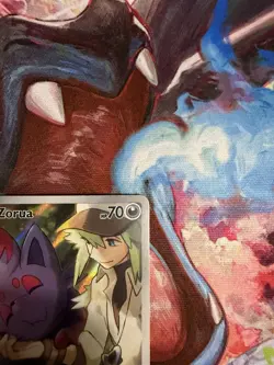 N's Zorua 189 Sv: Scarlet & Violet Promo Card LP Illustration Rare - Image 3