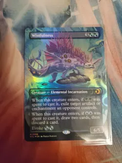 MTG Lorwyn Eclipsed - Wistfulness (Borderless) Foil - Image 1