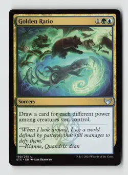 Golden Ratio*Non-Foil* Strixhaven: School of Mages 190 NM - Image 1