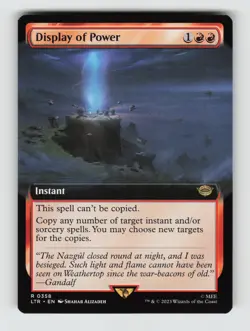 Display of Power (Extended Art)*Non-Foil* LTR 358 NM - Image 1