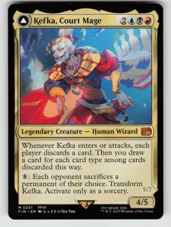 Kefka, Court Mage *Non-Foil* FIN 231 NM - Image 1