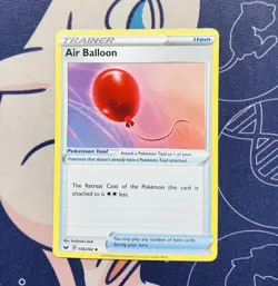 Pokemon TCG Air Balloon Sword & Shield Base Set 156/202 Regular Uncommon - Image 1