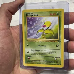 Pokemon Bellsprout 49/64 Jungle Regular ITALIAN Pokemon Vintage Vtg LP+ Common - Image 2