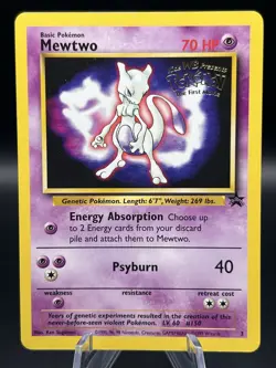 Pokemon TCG 1999 The Frist Movie Promo Mewtwo #3 - Image 1