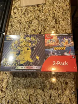 Costco Pokemon Surging Sparks Elite Trainer Box + Booster Bundle Factory Sealed - Image 1