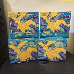 LOT OF 4 Ascended Heroes ETB Elite Trainer Boxes - 2 Pokemon Center - 2 Regular - Image 1