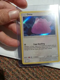 Pokemon Tcg Ditto 17/18 Detective Pikachu Holo - Image 2
