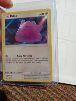 Pokemon Tcg Ditto 17/18 Detective Pikachu Holo - Image 3