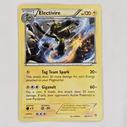 Electivire 30/111 Rare XY Furious Fists NM Pokemon - Image 1