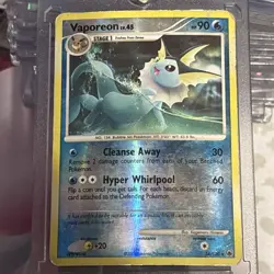 Vaporeon 34/100 - Majestic Dawn - Reverse Holo - Rare - Pokemon TCG - HP - Image 1
