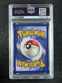1999 Pokemon MACHOP 52/102 Base Set Unlimited Common English PSA 9 (C) - Image 2