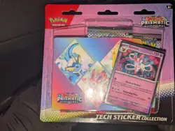 SEALED Pokemon Prismatic Evolutions Tech Sticker Collection Lot Of (3) - Image 1
