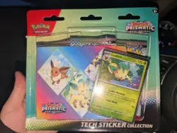 SEALED Pokemon Prismatic Evolutions Tech Sticker Collection Lot Of (3) - Image 2