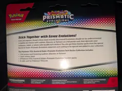 SEALED Pokemon Prismatic Evolutions Tech Sticker Collection Lot Of (3) - Image 5