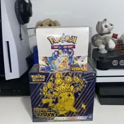 Pokemon TCG Surging Sparks Booster Box + Elite Trainer COMBO Bundle Sealed - Image 1