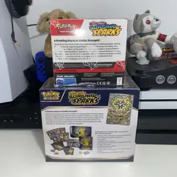 Pokemon TCG Surging Sparks Booster Box + Elite Trainer COMBO Bundle Sealed - Image 3