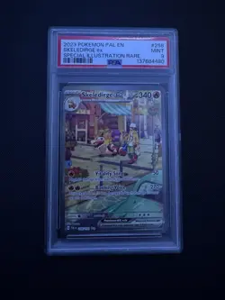 2023 POKEMON PAL EN-PALDEA EVOLVED 258 SKELEDIRGE EX SIR PSA 9 MINT - Image 1