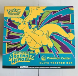 Pokemon Center ETB Mega Evolution Ascended Heroes (no packs) one regular promo - Image 1