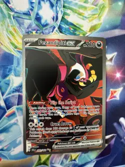 Fezandipiti ex 092/064 Pokemon Shrouded Fable Special Illustration Rare NM 2024 - Image 1