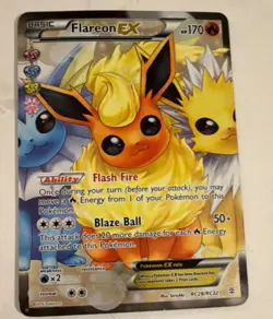 Pokemon Flareon EX Full Art Ultra Rare Holo Generations RC28-32 170HP - Image 1
