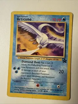 1999 Pokemon Wizards Black Star Promos Articuno #22 Heavy Play - Image 1
