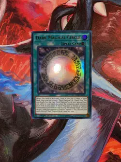 Yugioh! Dark Magical Circle LEDD-ENA15 Ultra Rare 1st Edition Light Play - Image 1