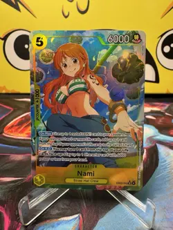 One Piece Card Game Nami SR Alt Art EB03-053 English NM Heroines Edition - Image 1