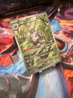 Pokemon Nidoking Holo TCG Card #174/165 Scarlet & Violet 151 Illustration Rare - Image 2