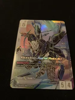 Gundam Aerial Rebuild LR++ - Newtype Rising GD01-067 English Bandai CCG Card - Image 2