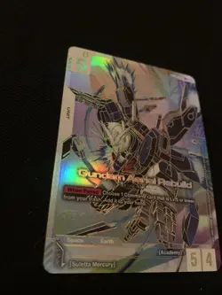 Gundam Aerial Rebuild LR++ - Newtype Rising GD01-067 English Bandai CCG Card - Image 3