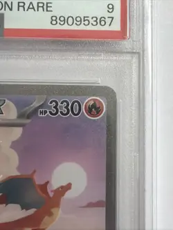 PSA 9 Charizard ex 199/165 SIR Pokemon Card Sv: Scarlet & Violet 151 Holo MINT - Image 2