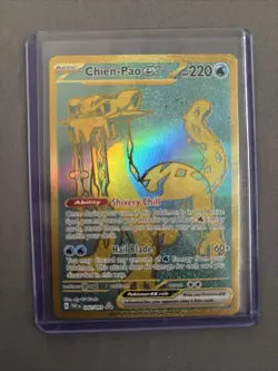 Chien-Pao ex - 242/091 - Pokemon Paldean Fates Hyper Rare Card NM - Image 2