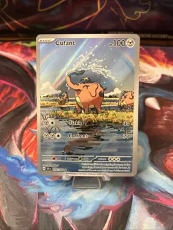 Pokemon TCG Cufant Full Art Holo Card 076/064 Shrouded Fable Illustration Rare - Image 1