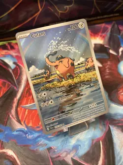 Pokemon TCG Cufant Full Art Holo Card 076/064 Shrouded Fable Illustration Rare - Image 2
