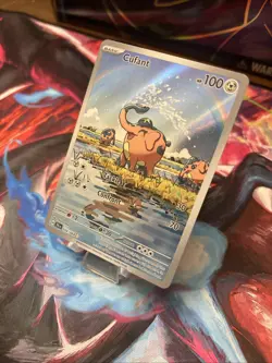 Pokemon TCG Cufant Full Art Holo Card 076/064 Shrouded Fable Illustration Rare - Image 3