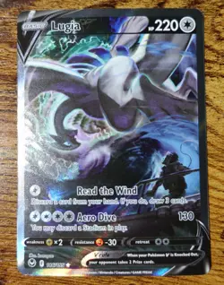 Lugia V 186/195 Alt Art Silver Tempest Pokemon Card VLP-NM - Image 1