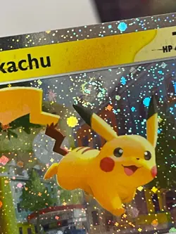 POKEMON PIKACHU 018/091 COSMOS HOLOFOIL WITH SWIRL TRICK OR TRADE NM CARD PROMO - Image 3