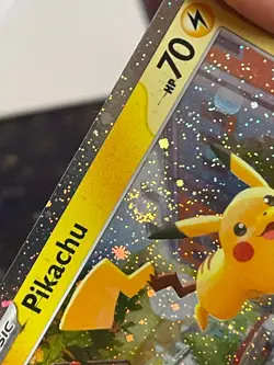 POKEMON PIKACHU 018/091 COSMOS HOLOFOIL WITH SWIRL TRICK OR TRADE NM CARD PROMO - Image 4