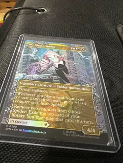 MTG Gwen Stacy // Ghost-Spider (0209) - Foil - Borderless, NM-Mint, English Marv - Image 3