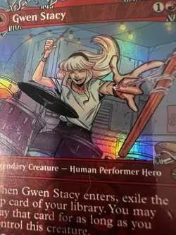 MTG Gwen Stacy // Ghost-Spider (0209) - Foil - Borderless, NM-Mint, English Marv - Image 5