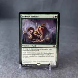 Bedrock Tortoise the Lost Caverns of Ixalan Regular 0176 Green Creature NM - Image 1