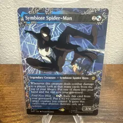 Symbiote Spider-Man (Borderless) Marvel's Spider-Man MTG Magic - Image 1