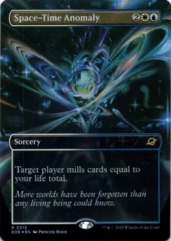 Space-Time Anomaly FOIL BORDERLESS Edge of Eternities Magic MTG NM - Image 1
