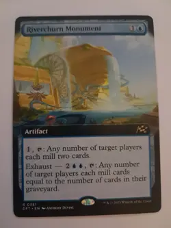 Riverchurn Monument Extended Art NM/M MTG Aetherdrift Magic the Gathering - Image 1