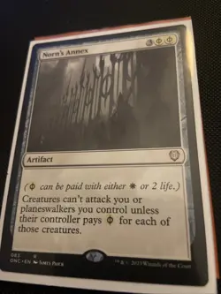 MTG 1x Norn's Annex # 829 Commander Masters Modern Magic the Gathering x1 NM - Image 1