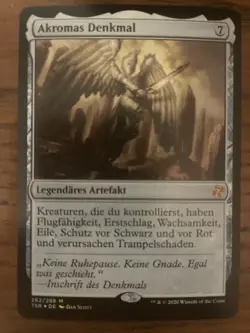 MTG GERMAN FOIL Akroma’s Memorial Time Spiral Remastered - Image 1
