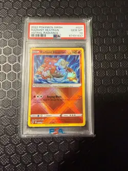 PSA 10 Radiant Heatran #027/189 Pokemon SwSh10: Astral Radiance 2022 - Image 1