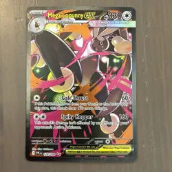 Mega Lopunny EX 128/094 SIR Phantasmal Flames Pokemon Special Illustration Rare - Image 1