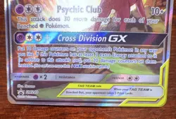 Pokemon Espeon & Deoxys GX TAG TEAM Promo SM240 Card Pokemon TCG Card Stock - Image 2